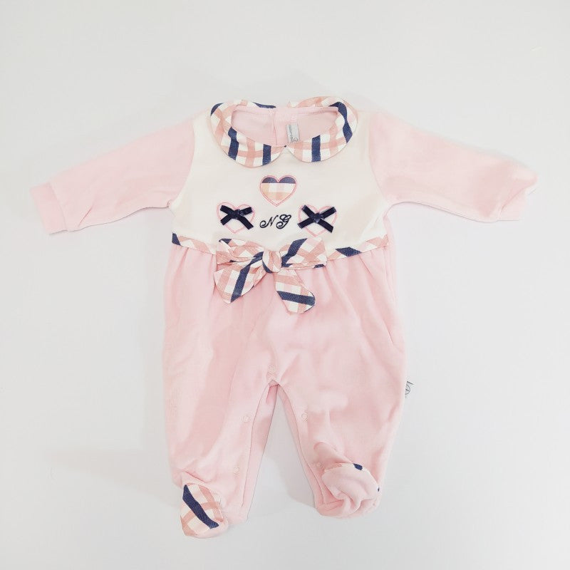 Tutina In Ciniglia Rosa Nazareno Gabrielli  3/6 MesI