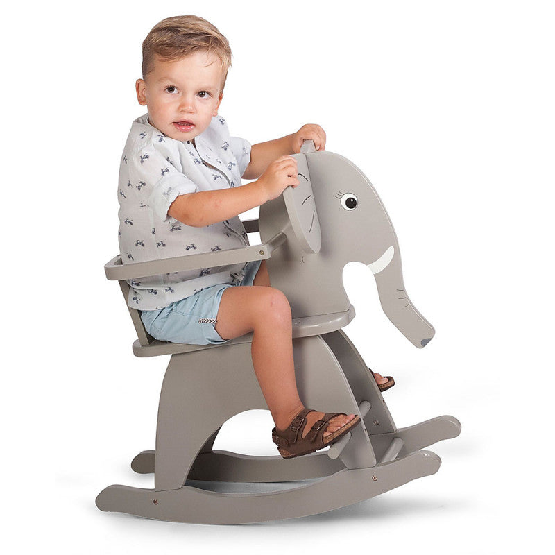 Elefante a Dondolo con Anello Childhome