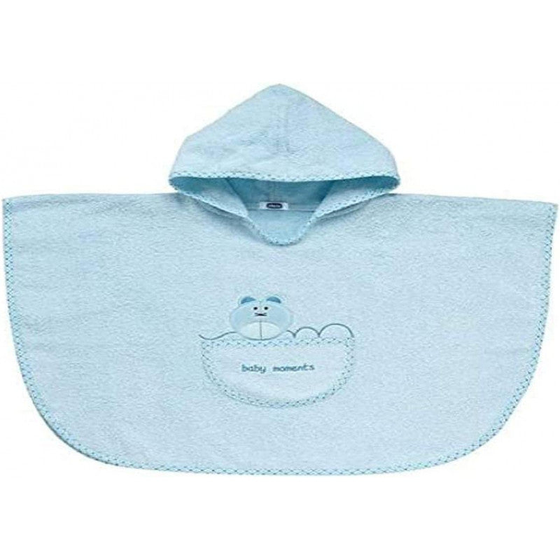 Albornoz Poncho 12+ meses Chicco Azul
