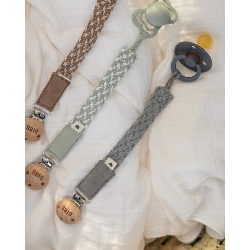 Bibs - Reggiciuccio Universale Paci Clip - Grey