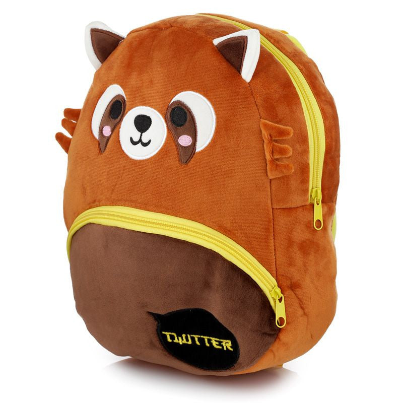 Mochila de peluche - Panda Rojo