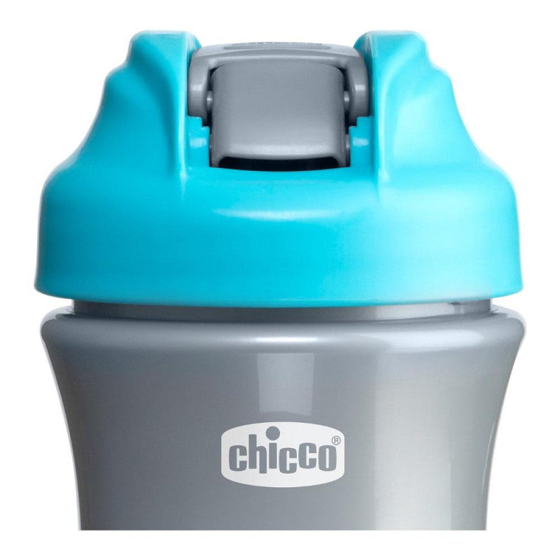 Chicco - Bicchiere bimbo Pop Up +2anni Azzurro