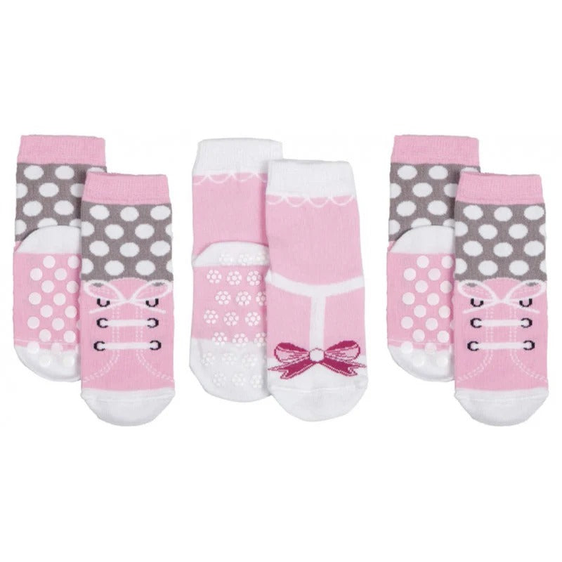 3 Paia Calzini Antisciolo Scarpina Rosa - 31|33